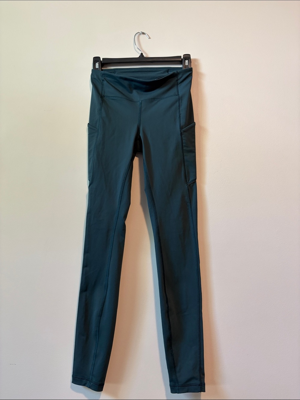 lululemon athletica Dark Teal High-Rise Leggings with Side Pockets